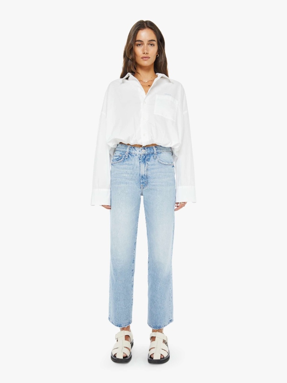 MOTHER The Rambler Zip Flood Size 27